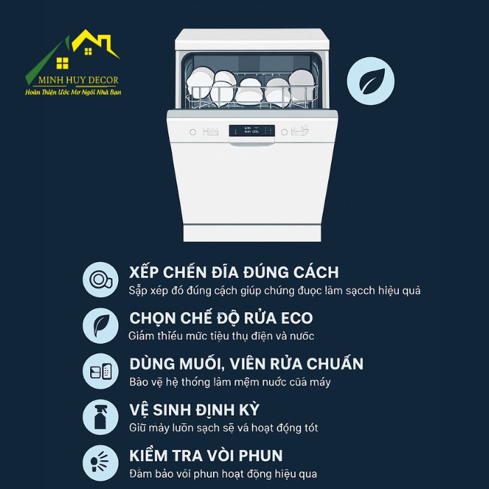 Chinh Phục Máy Rửa Chén Từ Bỡ Ngỡ Đến Chủ Động Tiết Kiệm Điện Nước