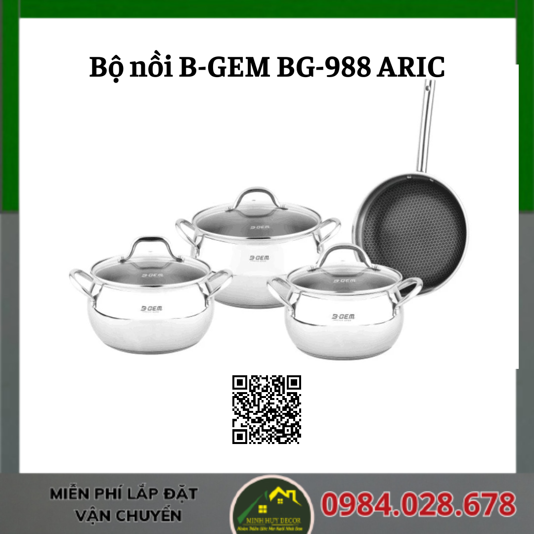 Bộ nồi Belly cao cấp BG-988 ARIC