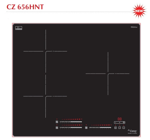 Bếp Từ 3 Vùng Nấu Canzy CZ656HNT