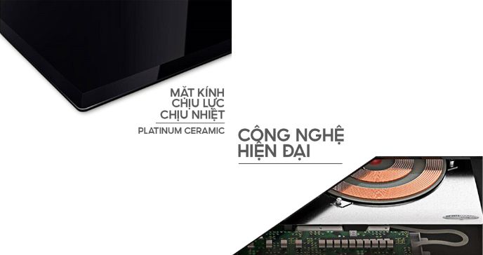 Bếp từ 3 vùng nấu Canzy CZ-03T