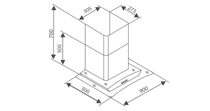 Máy hút mùi Canzy CZ 609