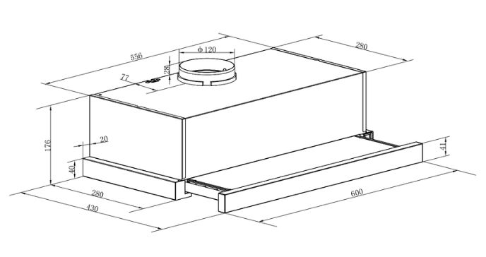 Máy Hút Mùi Canzy CZ-C516B