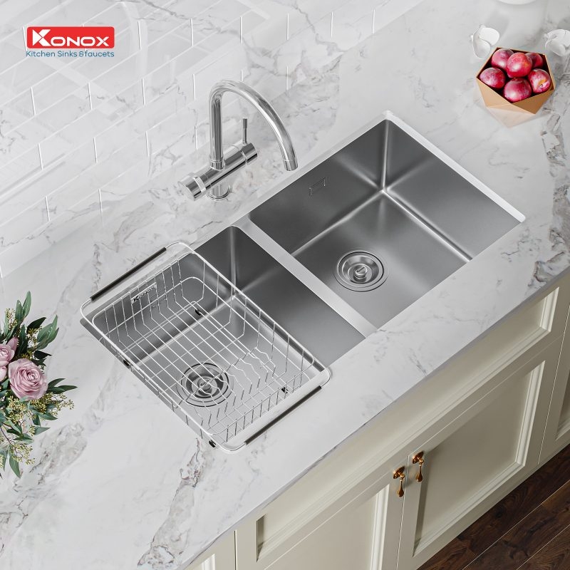 Vòi Rửa Bát Ba Đường Nước Trim-Water Chrome