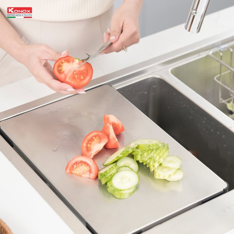 Chậu rửa bát chống xước KN8651TD Dekor