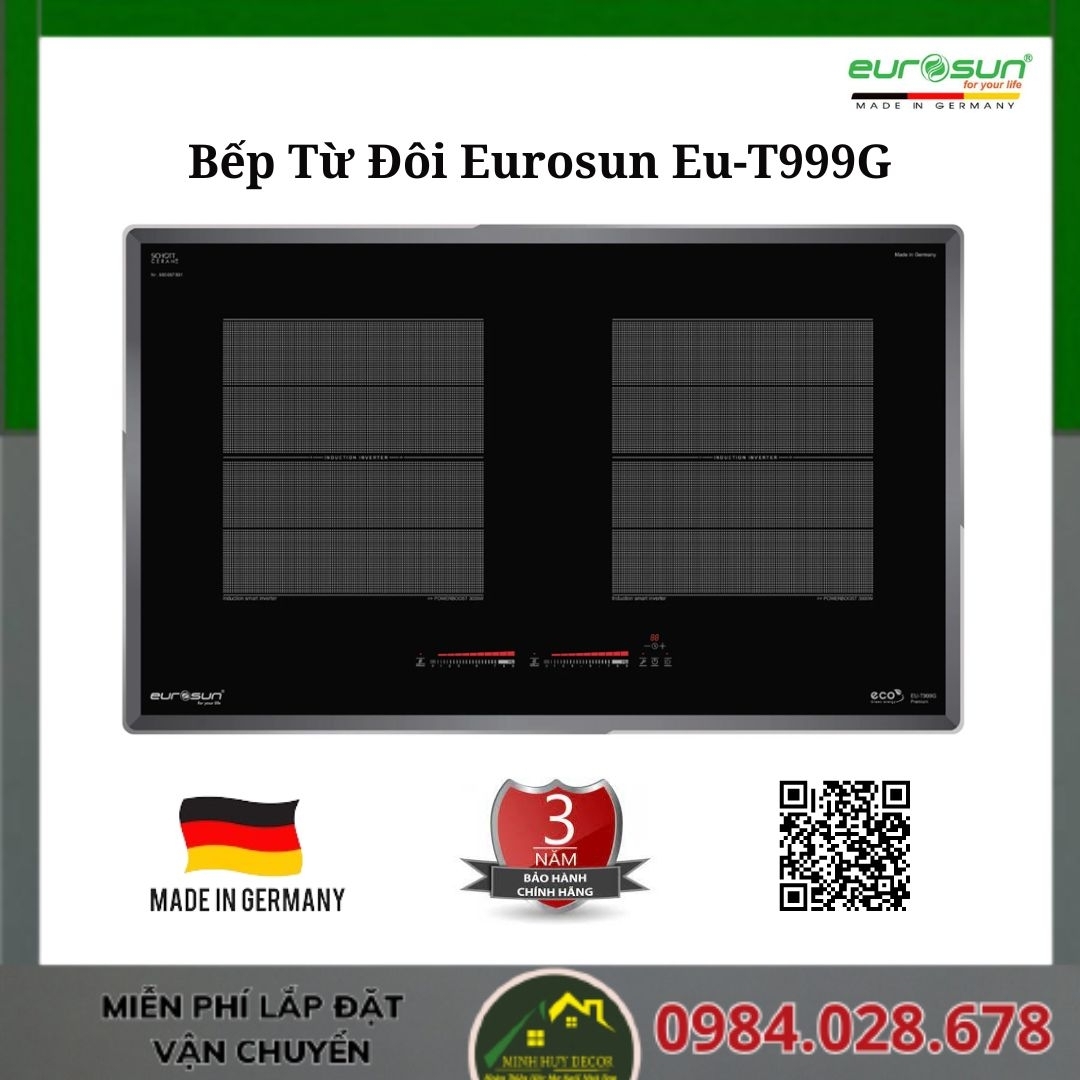 Bếp Từ Đôi Eurosun Eu-T999G