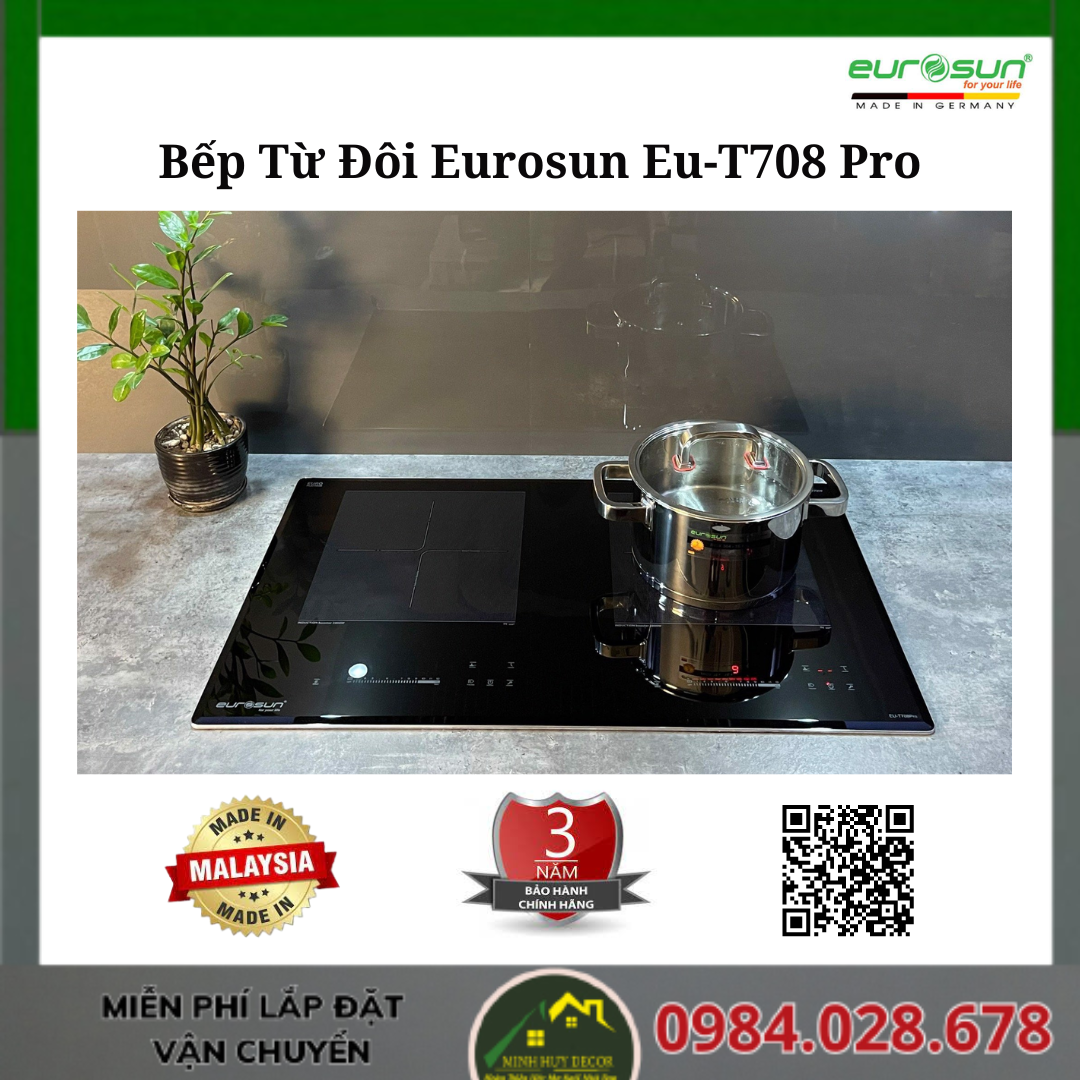 Bếp Từ Đôi Eurosun Eu-T708 Pro