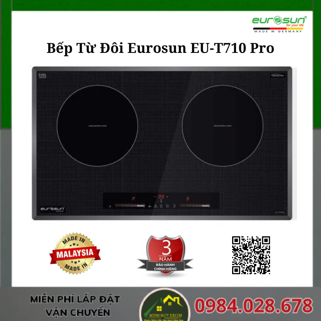 Bếp Từ Đôi Eurosun EU-T710 Pro