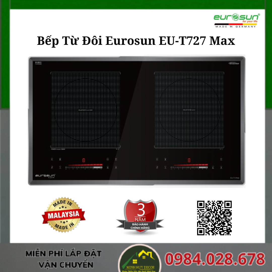 Bếp Từ Đôi Eurosun EU-T727 Max