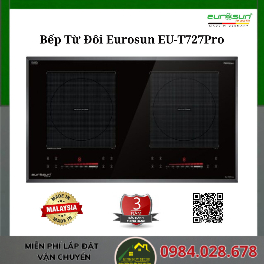 Bếp Từ Đôi Eurosun EU-T727Pro