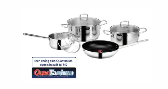 Bộ nồi inox Eurosun MC1603 Titanium