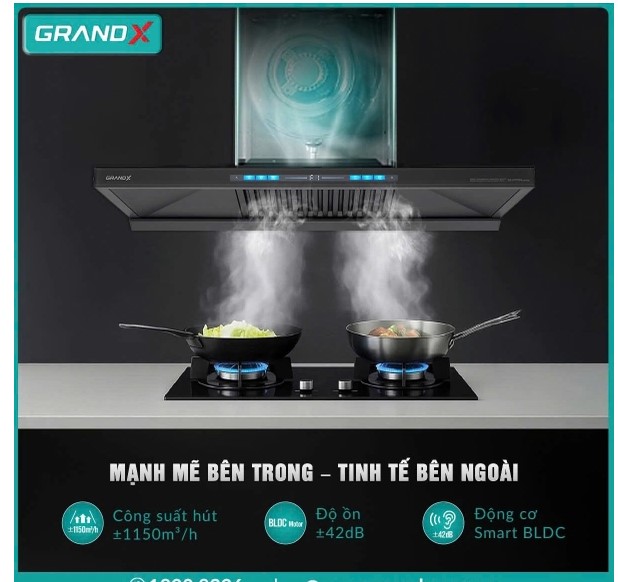 Máy hút mùi GrandX GX H70T81 Luxury