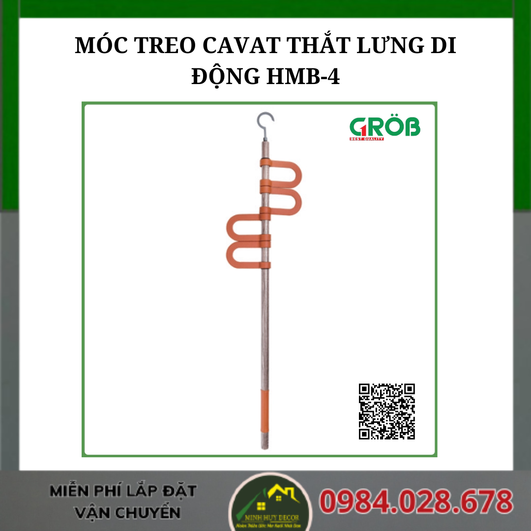 MÓC TREO CAVAT THẮT LƯNG DI ĐỘNG HMB-4