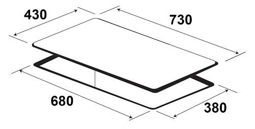 Bếp Từ Đôi Kaff KF - 3850SL- Made in Germany