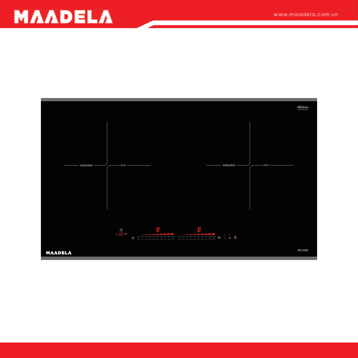 Bếp 2 từ Maadela MD-688I