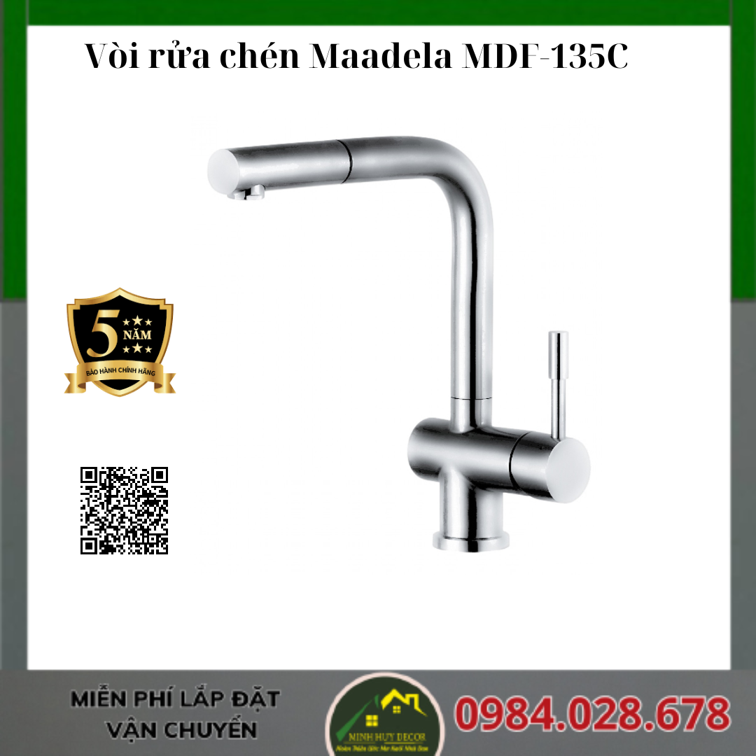 Vòi rửa chén nóng lạnh Maadela MDF-135C